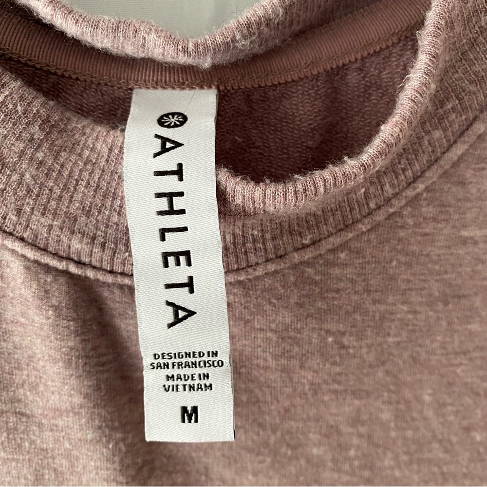 NWOT Athleta dress tunic in Palermo Pink SZ M. Very soft - Picture 5 of 14
